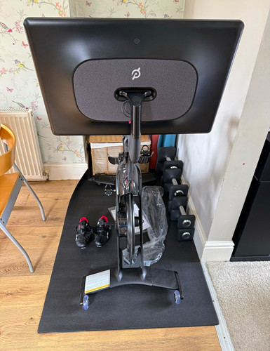Peloton upright exercise bike - peloton,