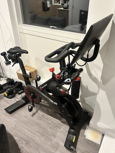 Peloton bike with - bike, shoes